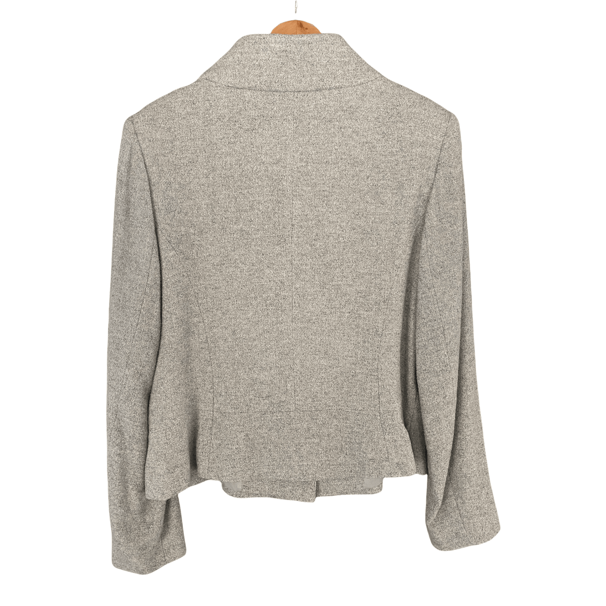 Kaliko Grey Jacket Chinese Style Round Collar UK Size 16 - Ava & Iva