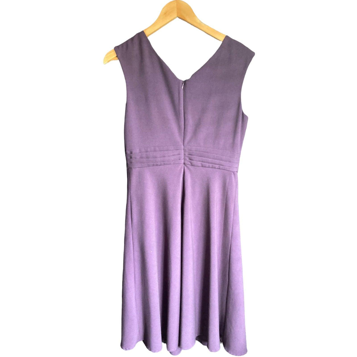 Calvin Klein Purple Bow Fronted Sleeveless Dress UK Size 8 - Ava & Iva