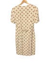 Dusk Cotton Cream and Fawn Polka Dot Short Sleeved Dress UK Size 12 - Ava & Iva