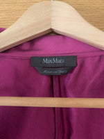 Max Mara Silk Two-Piece Matching Skirt and Jacket Pink Jacket UK Size 8 Skirt UK Size 10 - Ava & Iva