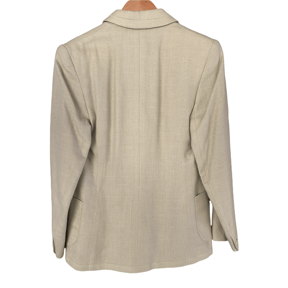 Aquascutum Wool and Silk Mix Jacket Light Green Single Breasted UK 10 Reg - Ava & Iva