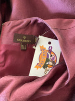 Mulberry Skater Dress Fully Lined Burgundy UK Size 8 - Ava & Iva