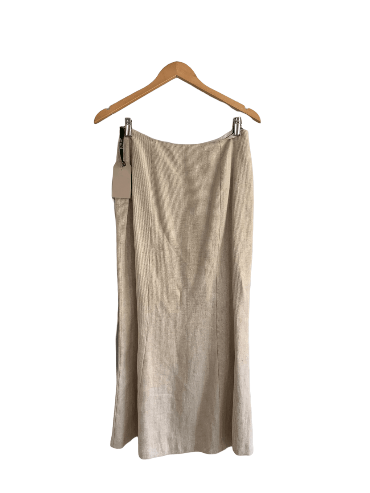 Hobbs Linen and Cotton Mix Summer Skirt and Jacket Suit Cream Size 10 - Ava & Iva