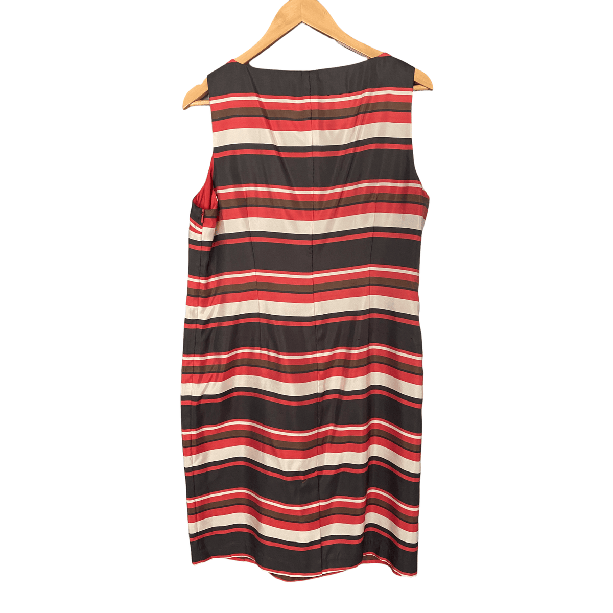 Fenn Wright & Manson 100% Silk Shift Sleeveless Dress UK Size 14 - Ava & Iva