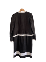 East Linen Dress Suit Black and White UK Size 12 - Ava & Iva