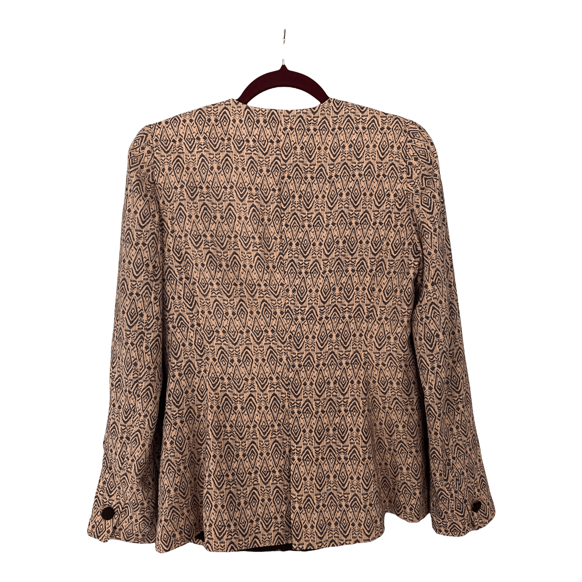 Maison Scotch Smoking Style Jacket Peach and Grey Size 1 UK Size 10 - Ava & Iva