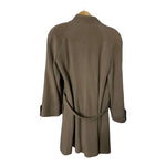 Sub-Couture Wool & Cashmere Blend Taupe Long Sleeved Coat UK Size 12 - Ava & Iva