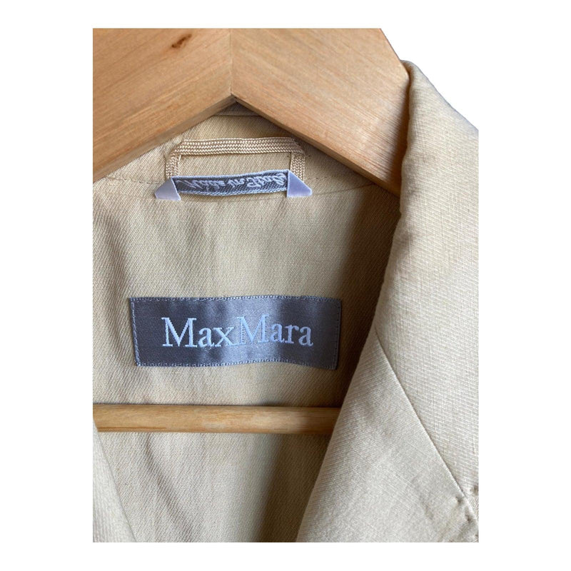 Maxmara Linen Blend Skirt Suit UK Size 12 - Ava & Iva