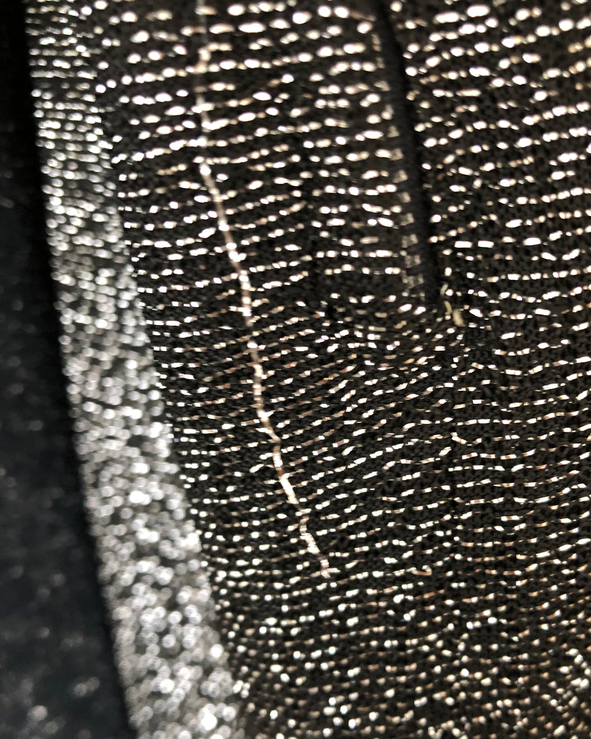 Hardy Amies Boutique London Vintage Lurex Sleeveless Maxi Dress Evening Gown Silver L UK Size 12-14 - Ava & Iva