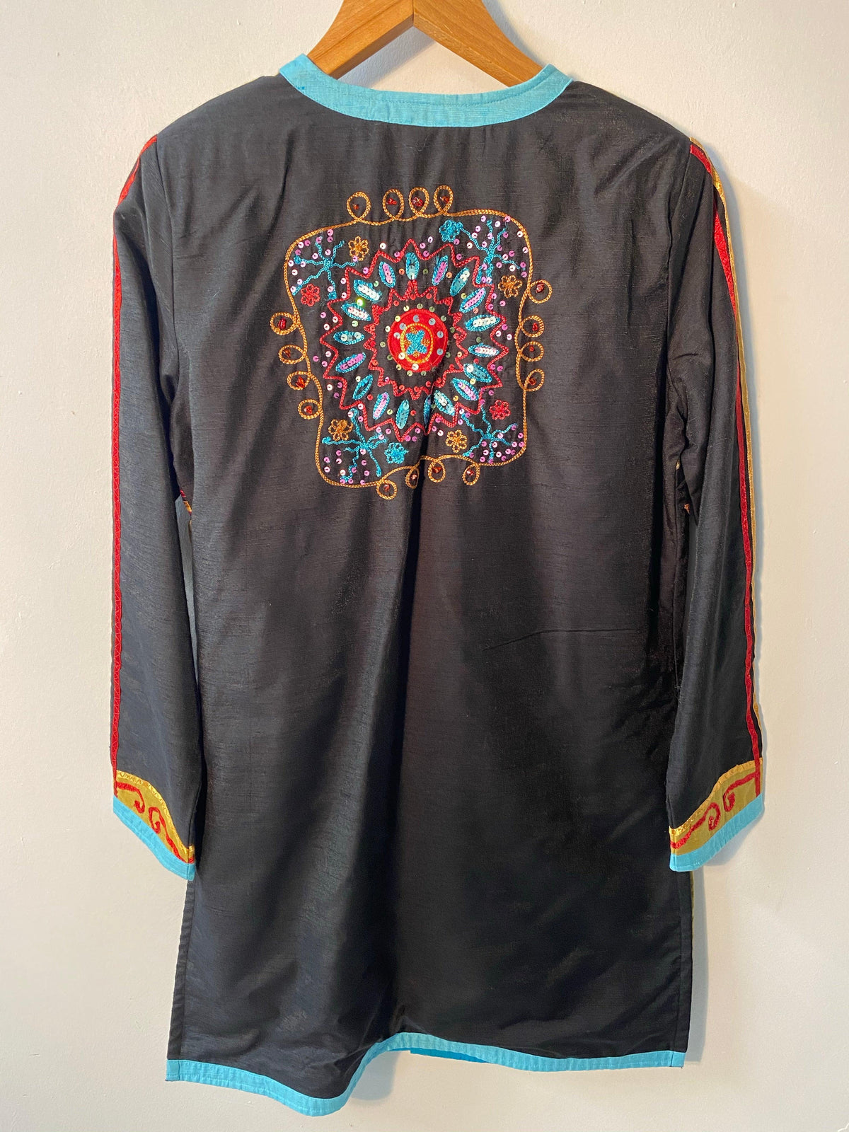 BNWT Indigo Moon Jacket Multicoloured Embroidered Sequinned Size XS UK10 - Ava & Iva