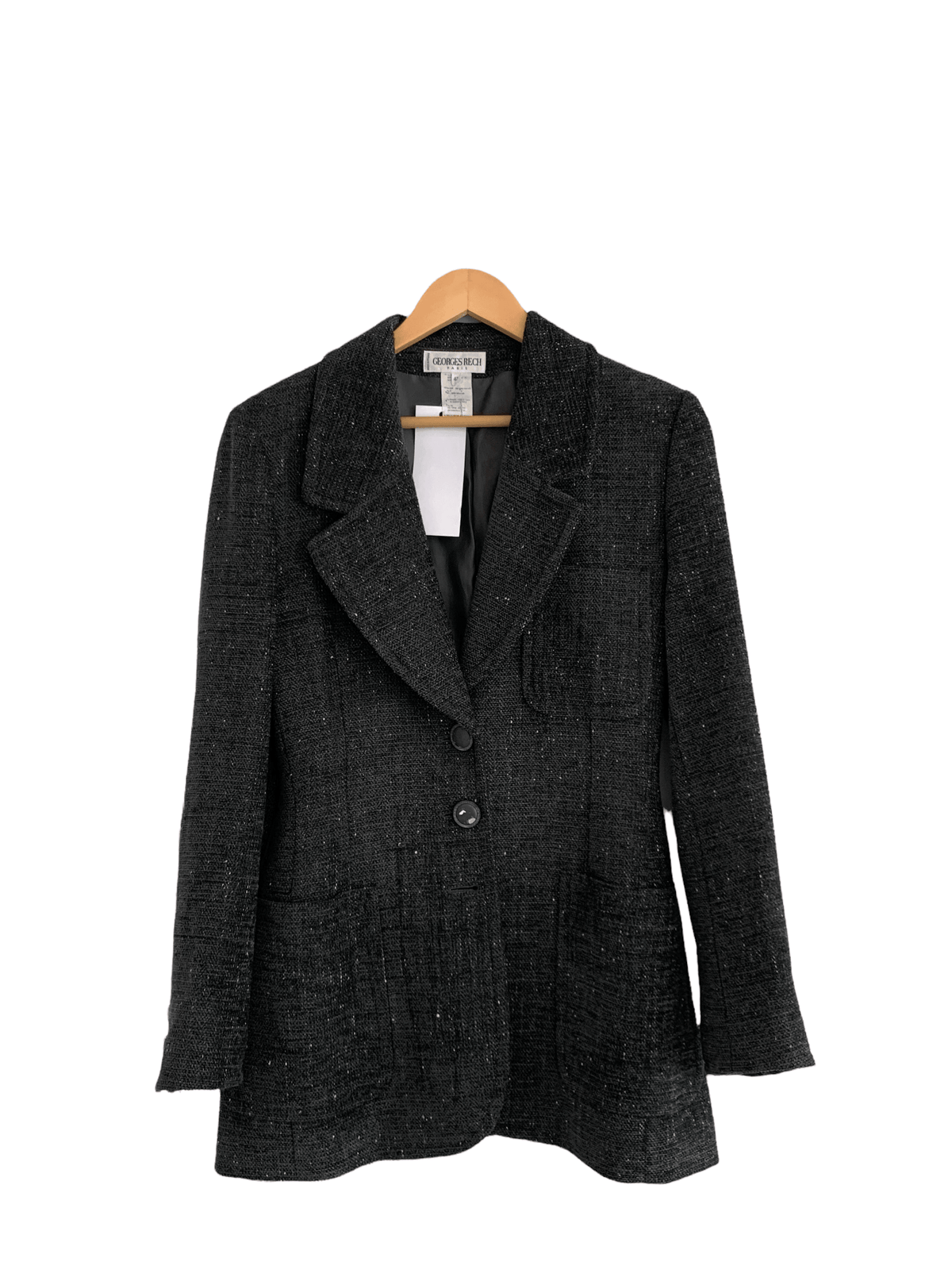 George Rech Jacket Grey Single Breasted Jacket FR42 UK SIZE 10/12 - Ava & Iva