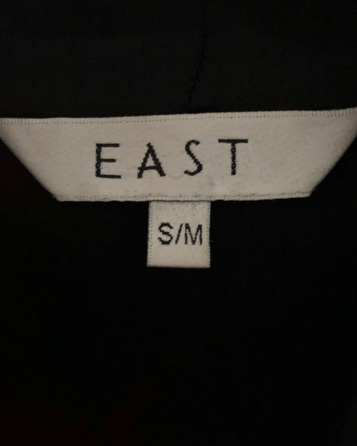 East 100% Wool Long Sleeve Open Front Embroidered Jacket Black Multi Size S/M - Ava & Iva