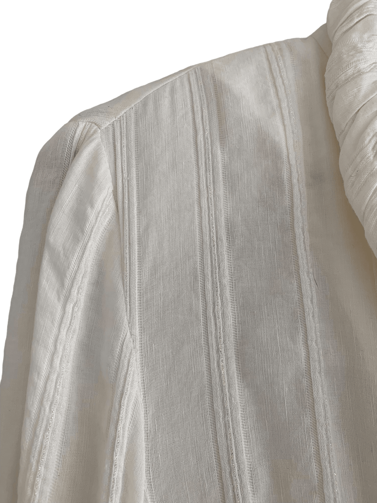 Verse Summer Linen Jacket Cream UK Size M - Ava & Iva