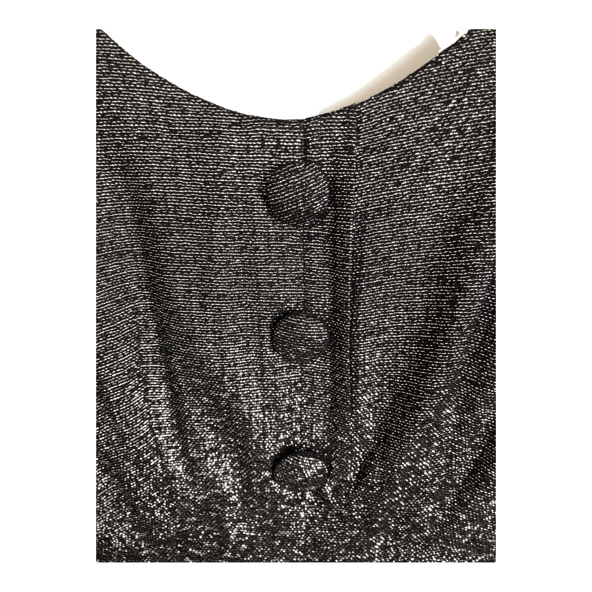 Hardy Amies Boutique London Vintage Lurex Sleeveless Maxi Dress Evening Gown Silver L UK Size 12-14 - Ava & Iva