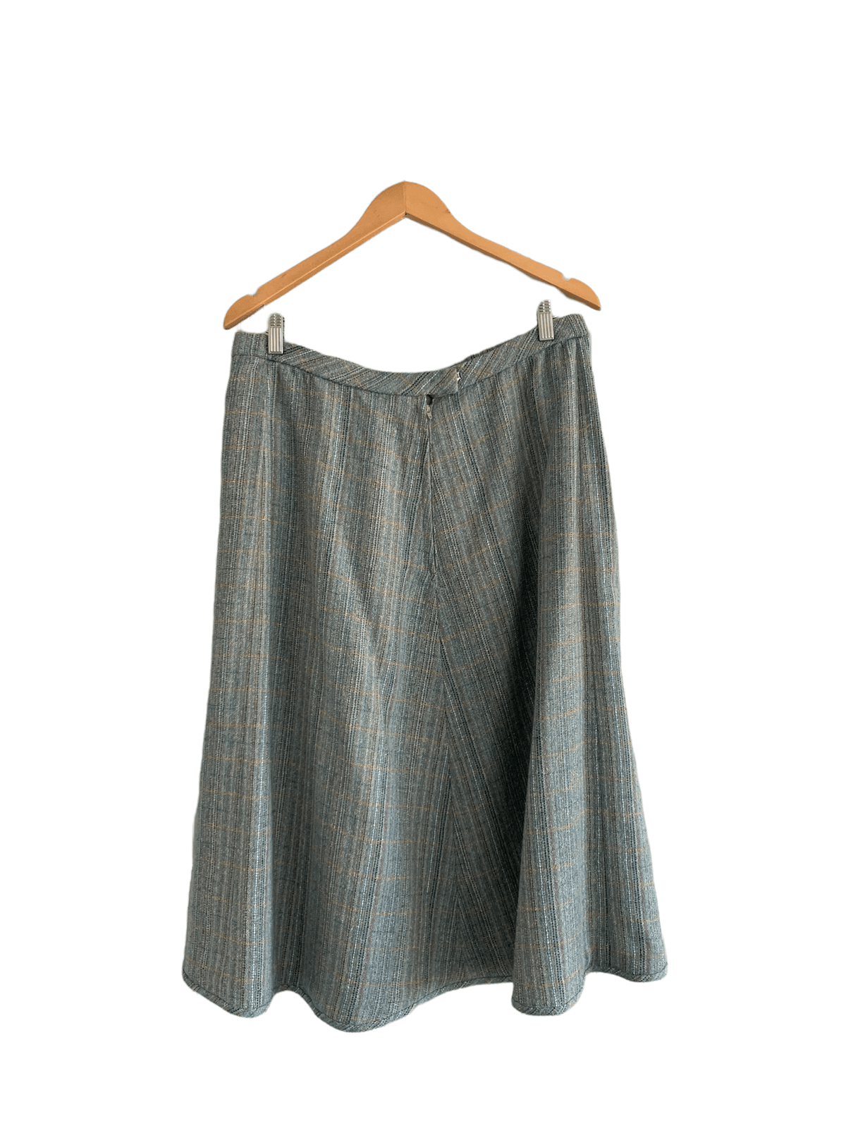 Hand Crafted Irish Silk and McNutt Wool Skirt Suit Green UK Size M/L - Ava & Iva