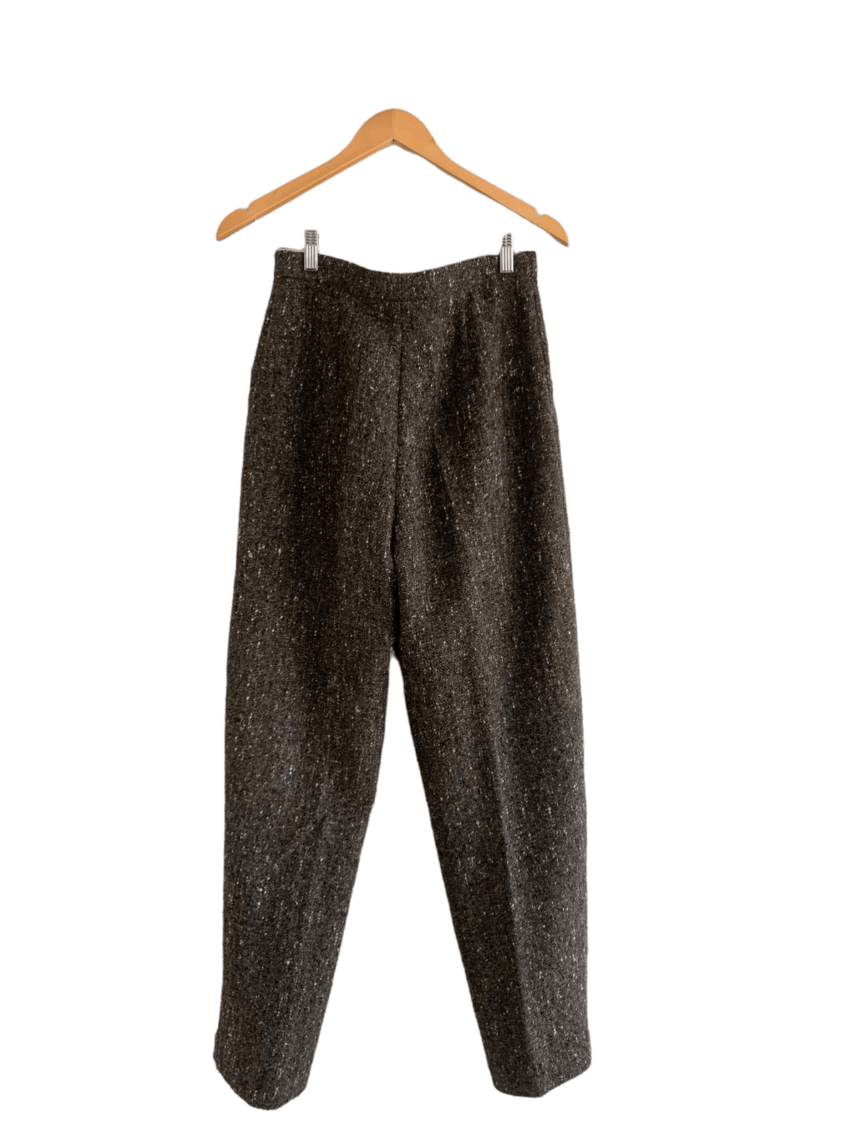 Marella Wool Suit Jacket and Trousers Brown UK Size 14 - Ava & Iva