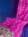 Chris Clyne Wool Cerise Pink Multi-Coloured Skirt Suit UK Size 12 - Ava & Iva