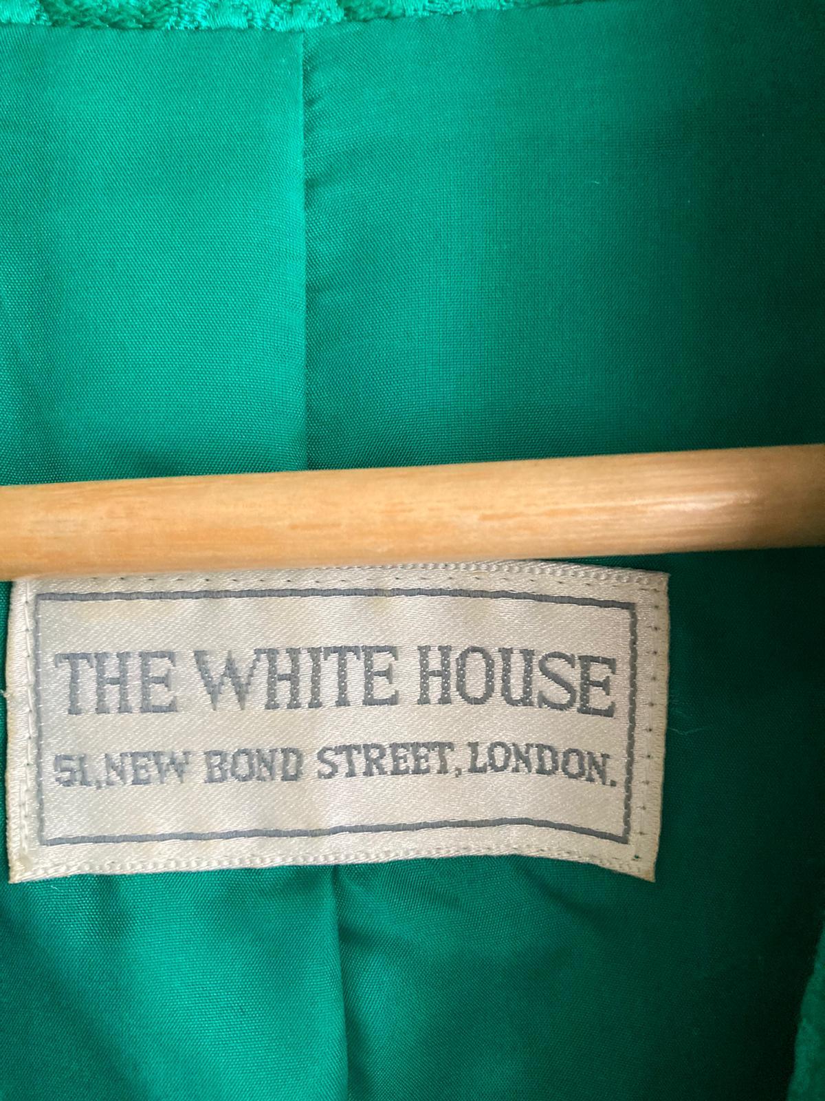 The White House Wool Blend Emerald Green Skirt Suit UK Size 16 - Ava & Iva