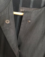 Burberry Vintage Cotton Linen Blend Day Evening Jacket Black UK Size 10-12 - Ava & Iva
