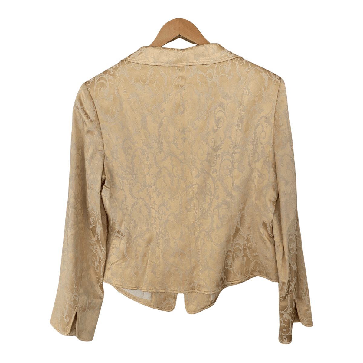 Caroline Charles Gold Brocade Jacket UK Size 14 - Ava & Iva