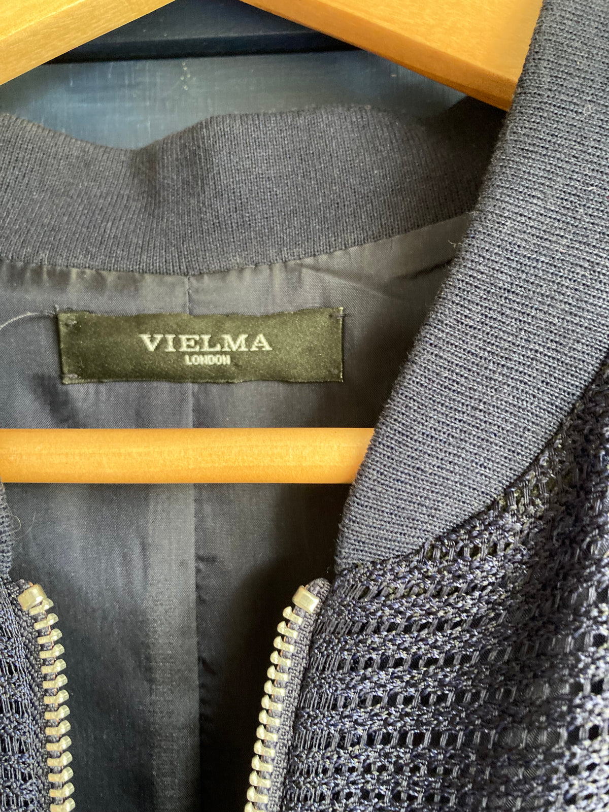 Vielma London Navy Long Sleeved Dress UK Size 10 - Ava & Iva