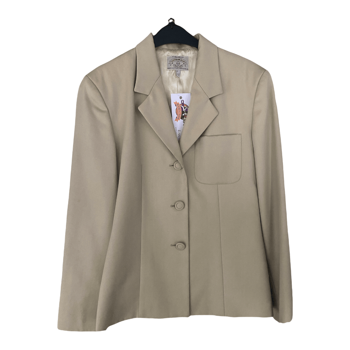 Armani Jeans Cream Jacket 100% Wool Size USA8 UK12 - Ava & Iva