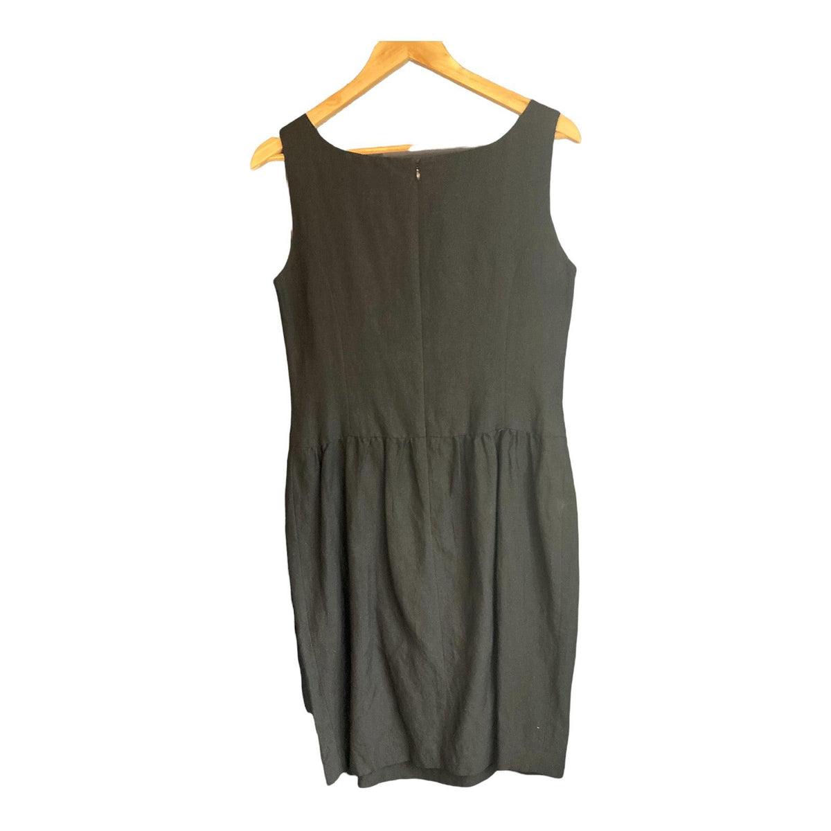 Paddy Campbell Linen Black Sleeveless Dress UK Size 14 - Ava & Iva