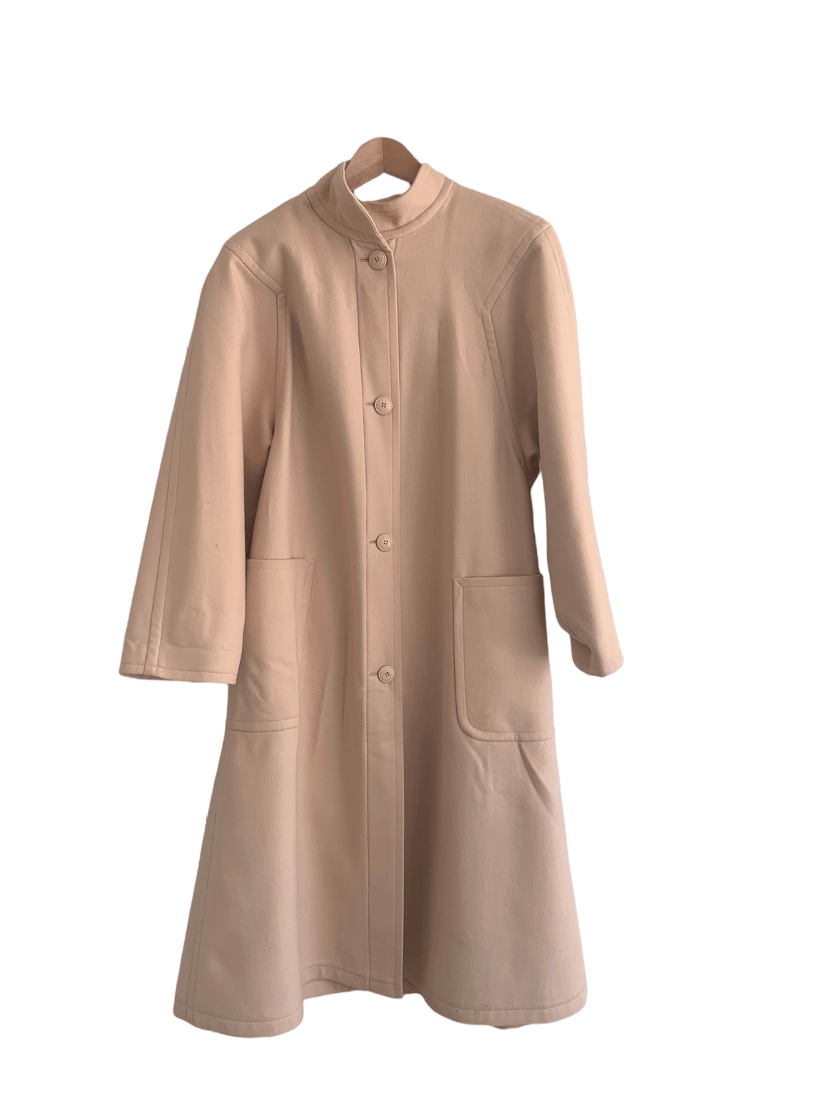 Jobis 100% Wool Coat Pale Pink Size M/L - Ava & Iva