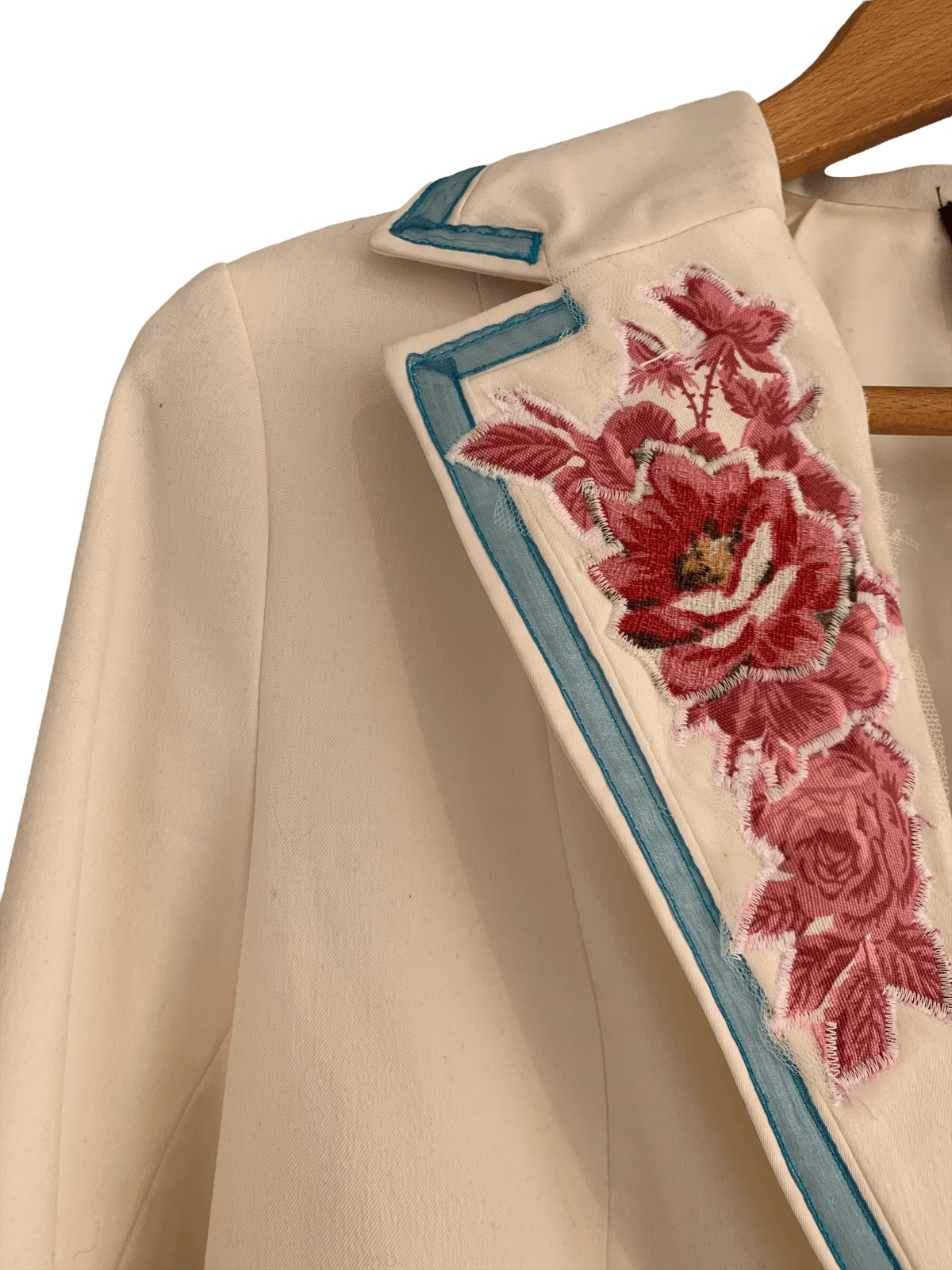 Just Maude Single Breasted Jacket Cream UK Size 10 - Ava & Iva