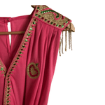 Unbranded Vintage Sleeveless Embellished Jumpsuit Pink UK Size 10 - Ava & Iva