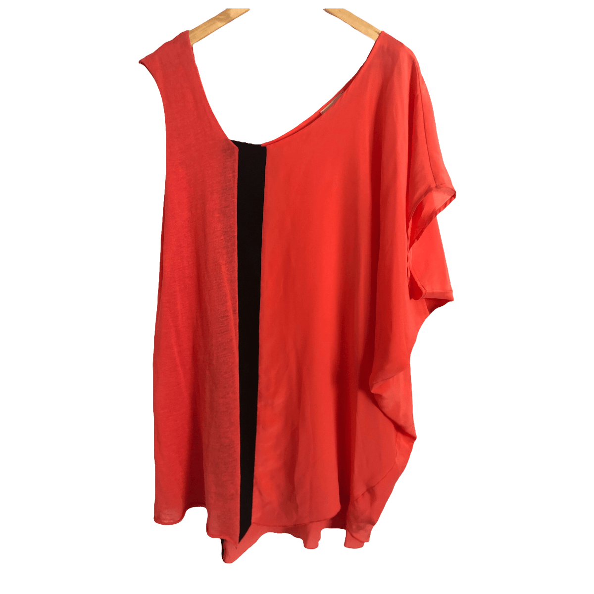 Guido Lombardi Silk Short Sleeve Asymmetrical Designer Summer Dress Pink Black L EUR40 - Ava & Iva