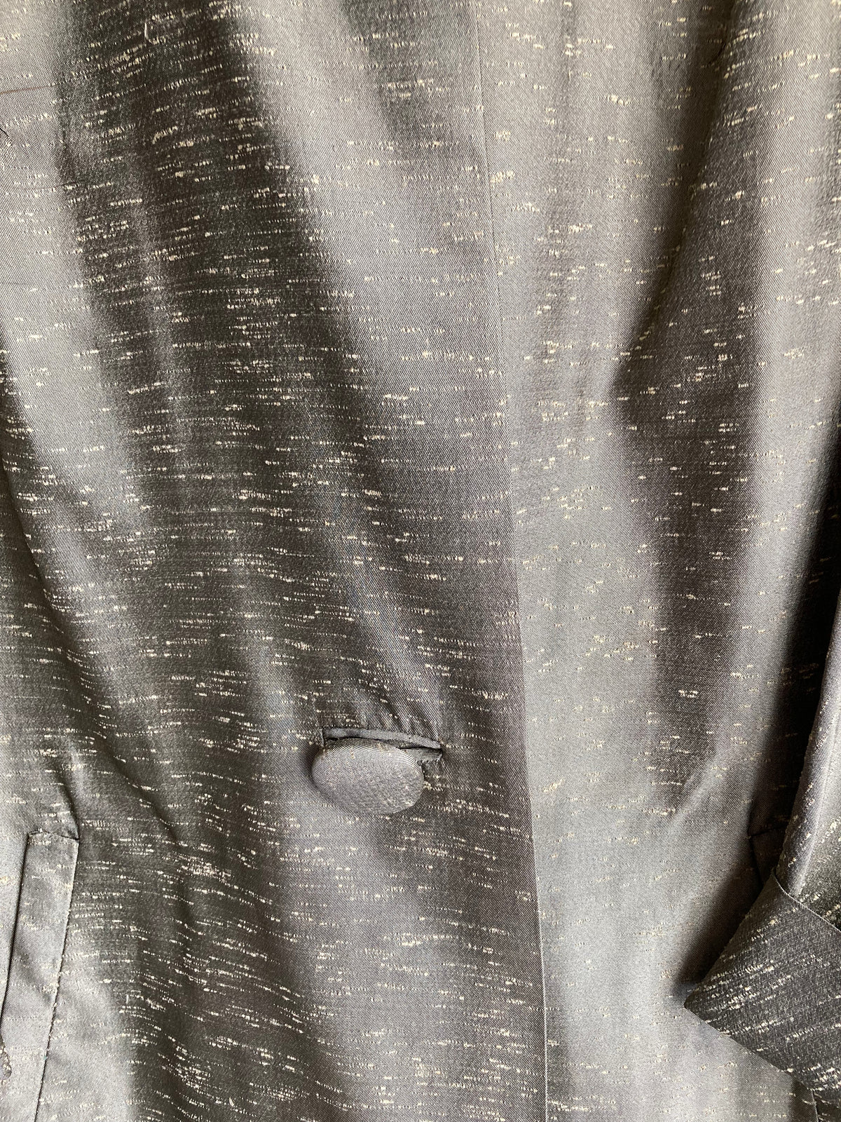 Vintage Green/Gold Long Sleeved Coat UK Size 16 - Ava & Iva