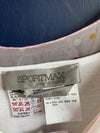 Sportmax Silk Pale Pink Spotty Sleeveless Dress UK Size 10 - Ava & Iva