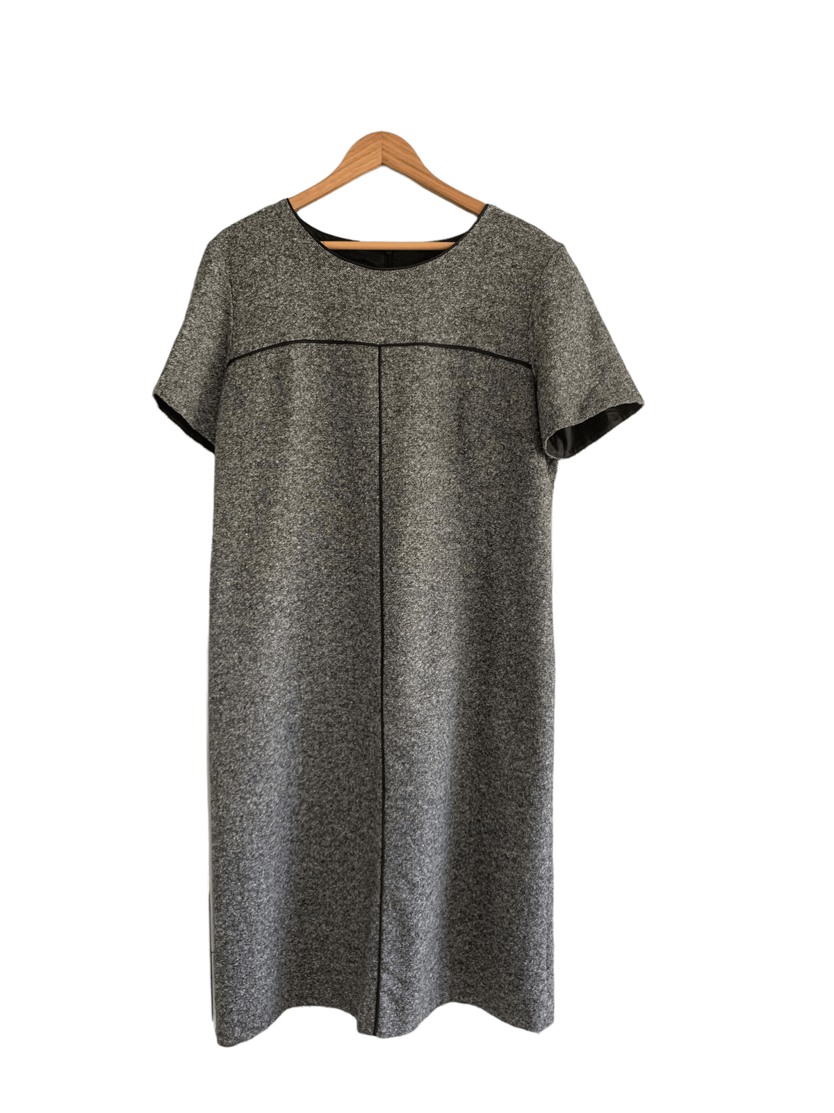 Bianco Wool Dress and Jacket Grey UK Size 18 - Ava & Iva