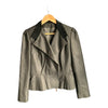 World Couture Wool Grey Pinstripe Skirt Suit Jacket UK Size 12 Skirt UK Size 8 - Ava & Iva