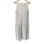 Burberry "Fifield" Duck Egg Blue 100% Silk Shift Dress Size 46 (UK Size 14) - Ava & Iva