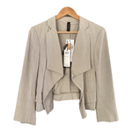 Marccain Cropped Jacket Taupe Size N3 (UK12) BNWT RRP £265 - Ava & Iva