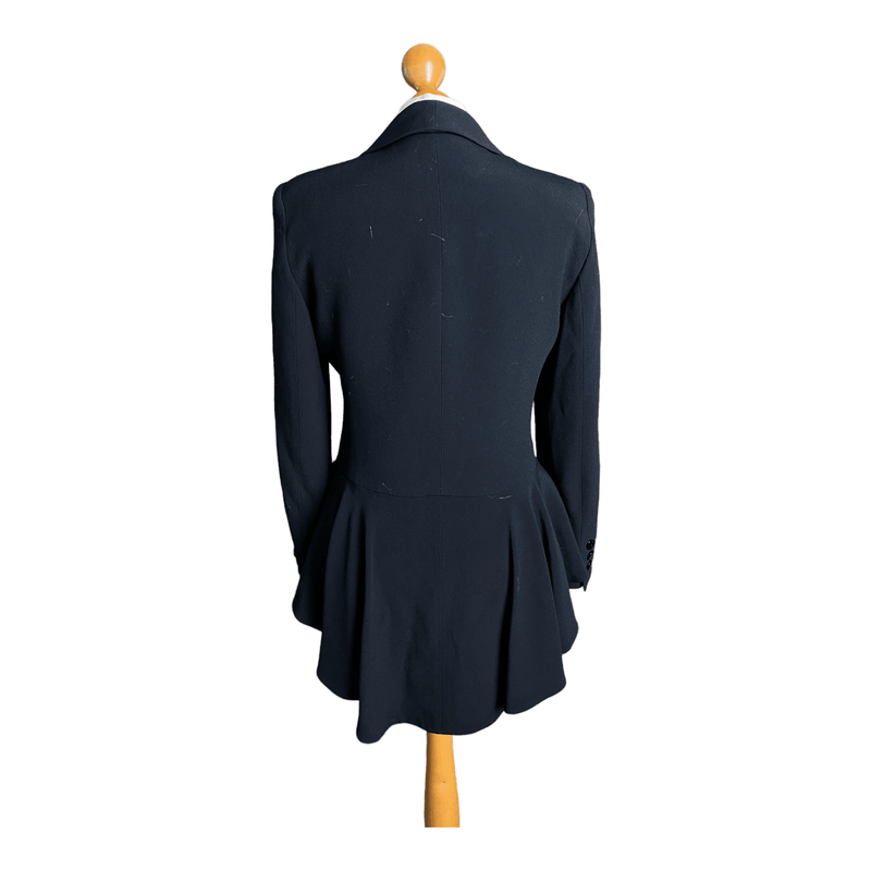 Emporio Armani Black Jacket with Peplum - Ava & Iva