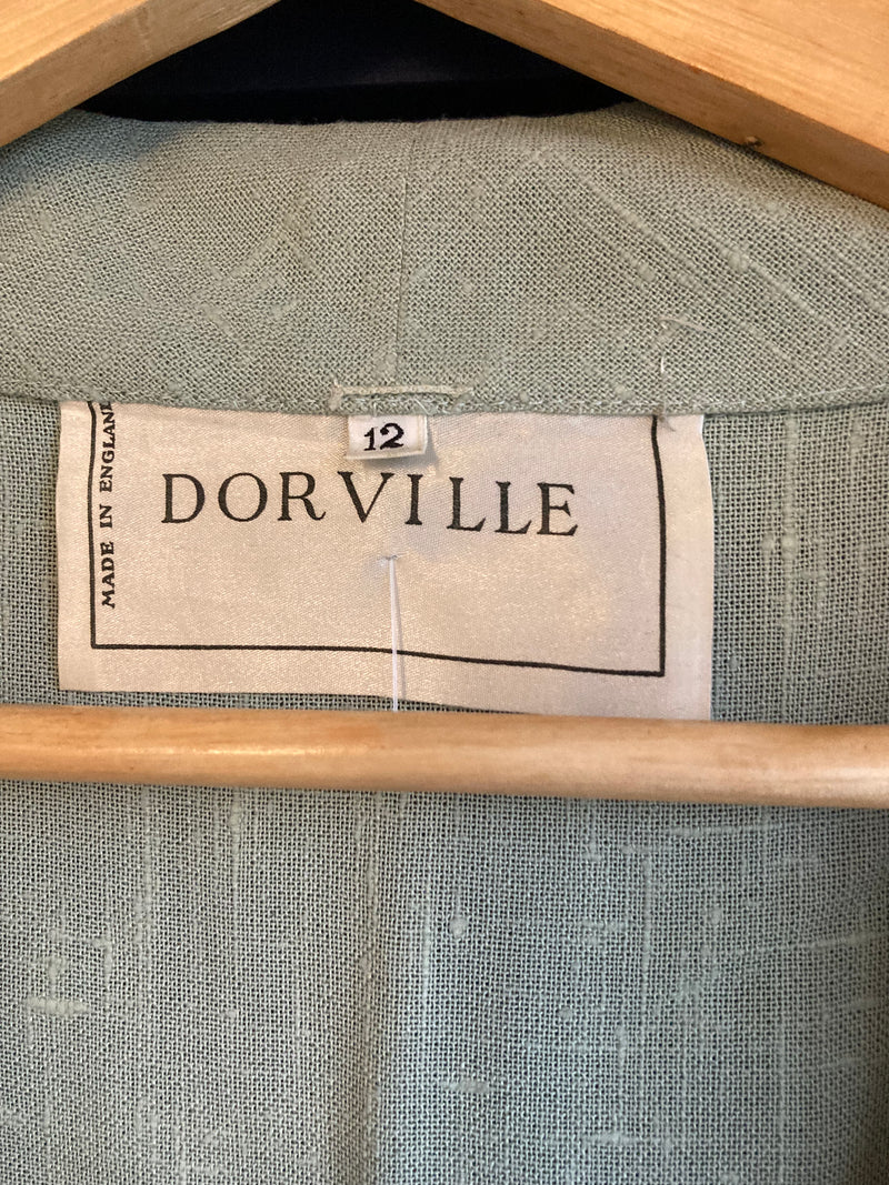 Dorville Pale Green Short Sleeved Dress UK Size 10/12 - Ava & Iva
