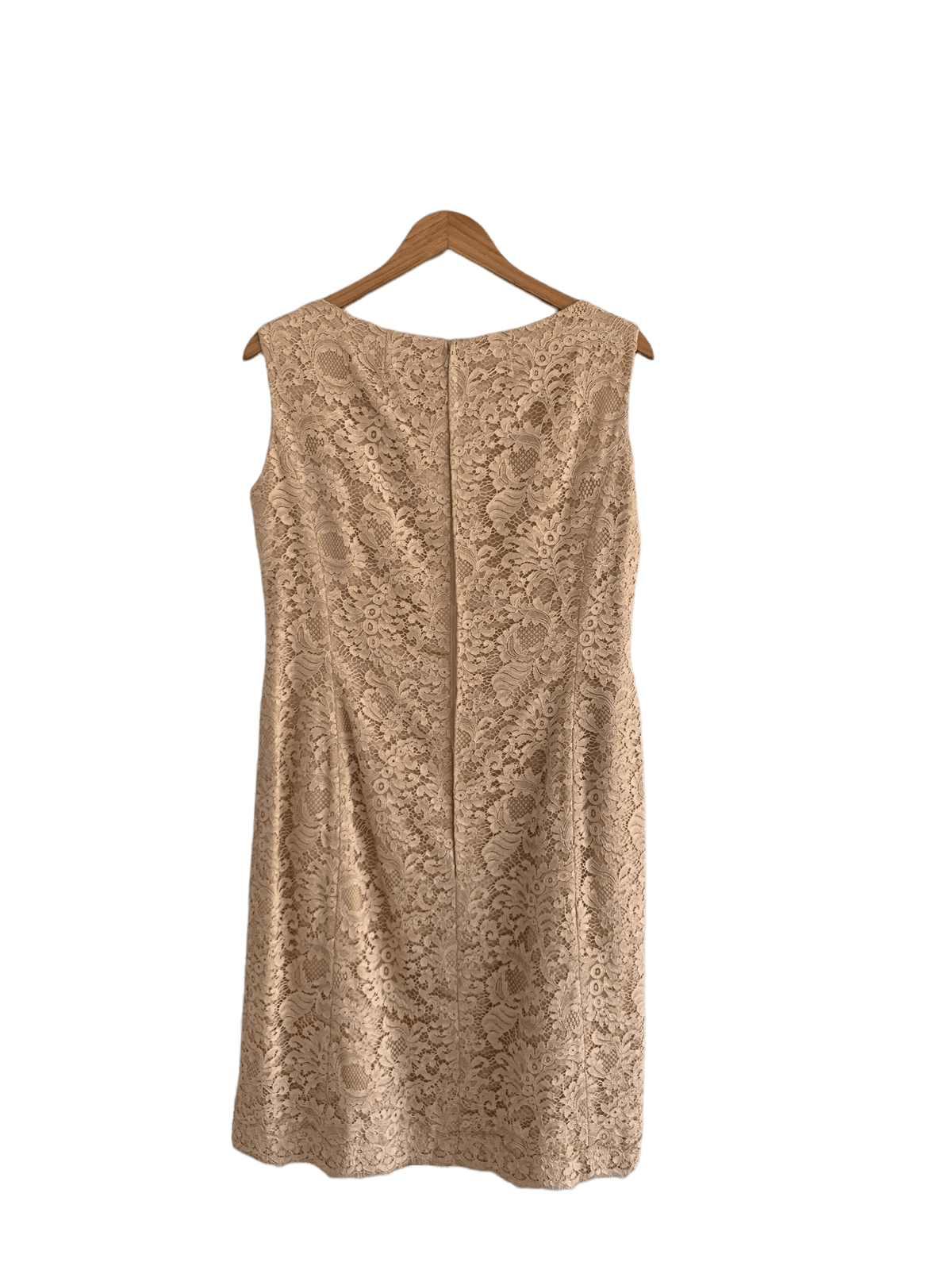 Vintage Alternatief Lace Suit Dress and Jacket Beige UK Size 12 - Ava & Iva