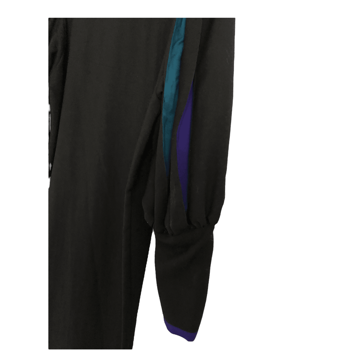 Chacok Vintage 100% Wool Long Sleeve Midi Dress Black Multi Size 1 UK 14-16 - Ava & Iva