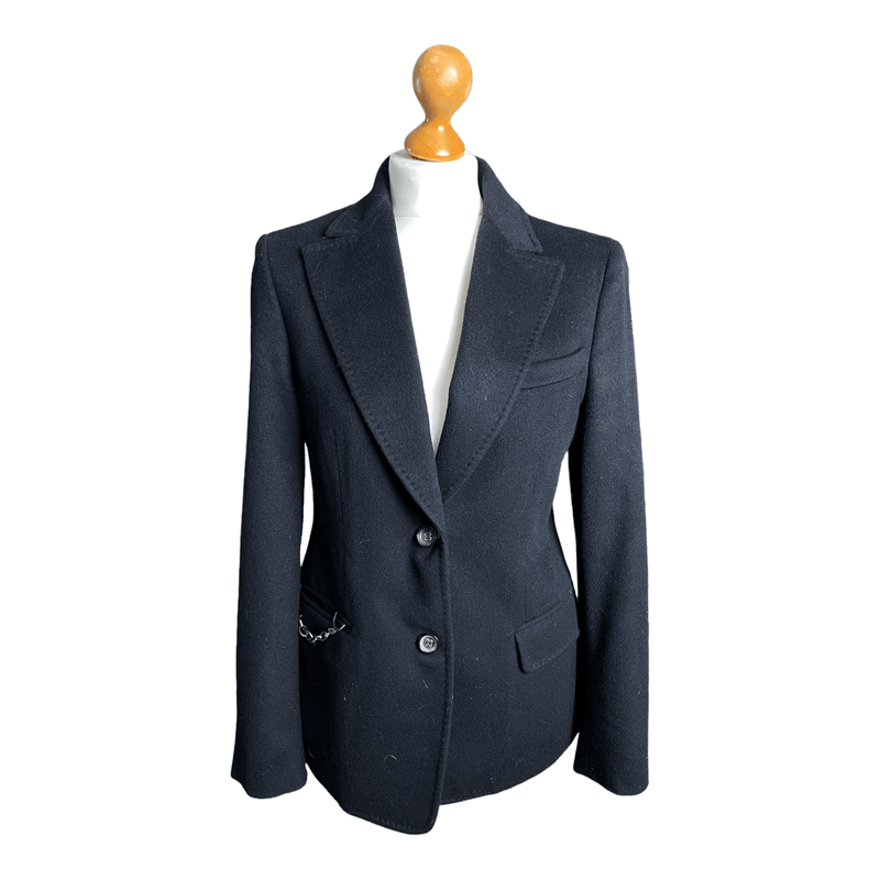 Versace Cashmere Jacket Black - Ava & Iva