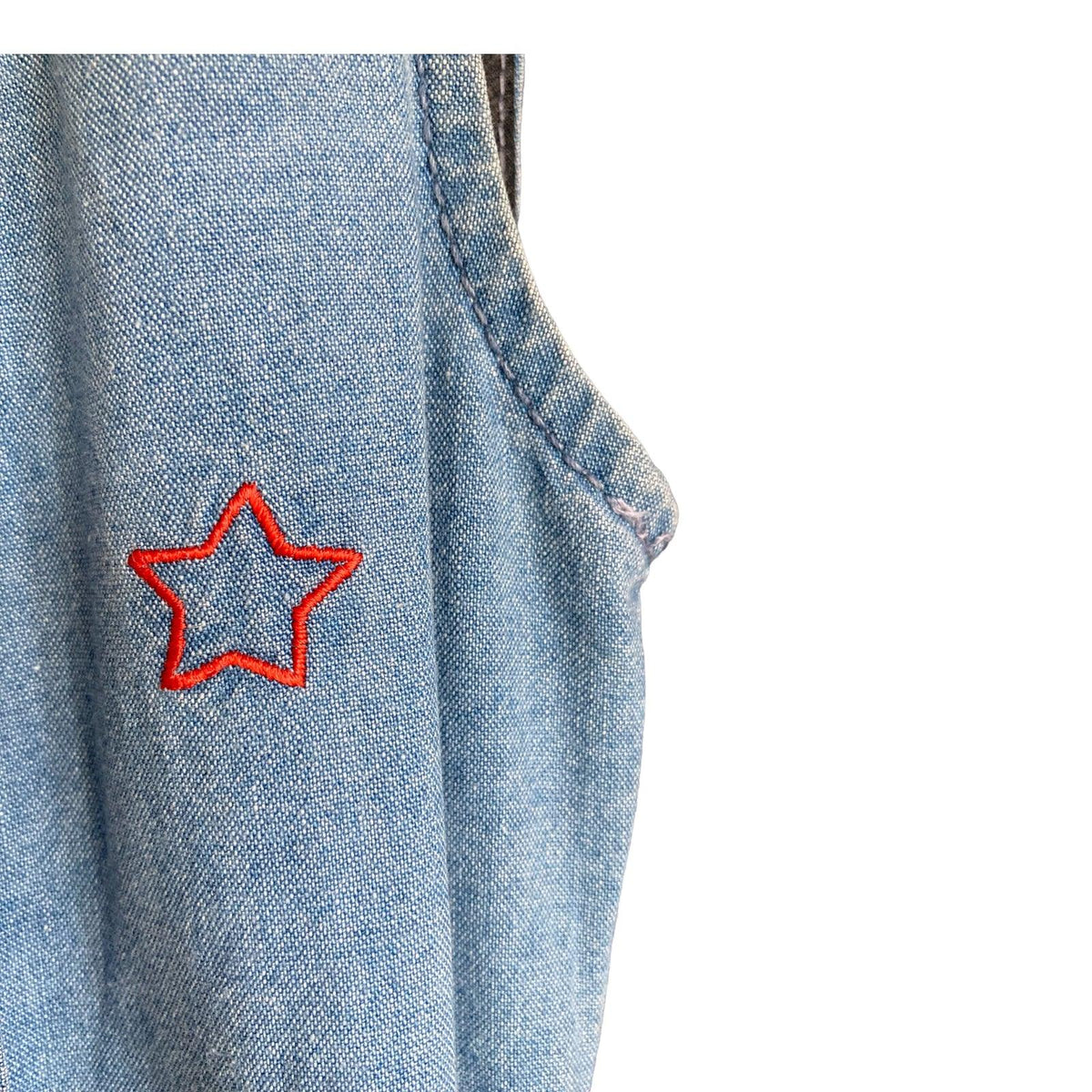 Preen Line Cotton Denim Sleeveless Dress UK Size Extra Small - Ava & Iva