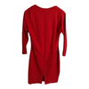 L.K.Bennett Dr Nicole Stretch Viscose 3/4 Sleeve Bodycon Dress Poppy Red UK Size 10-14 - Ava & Iva