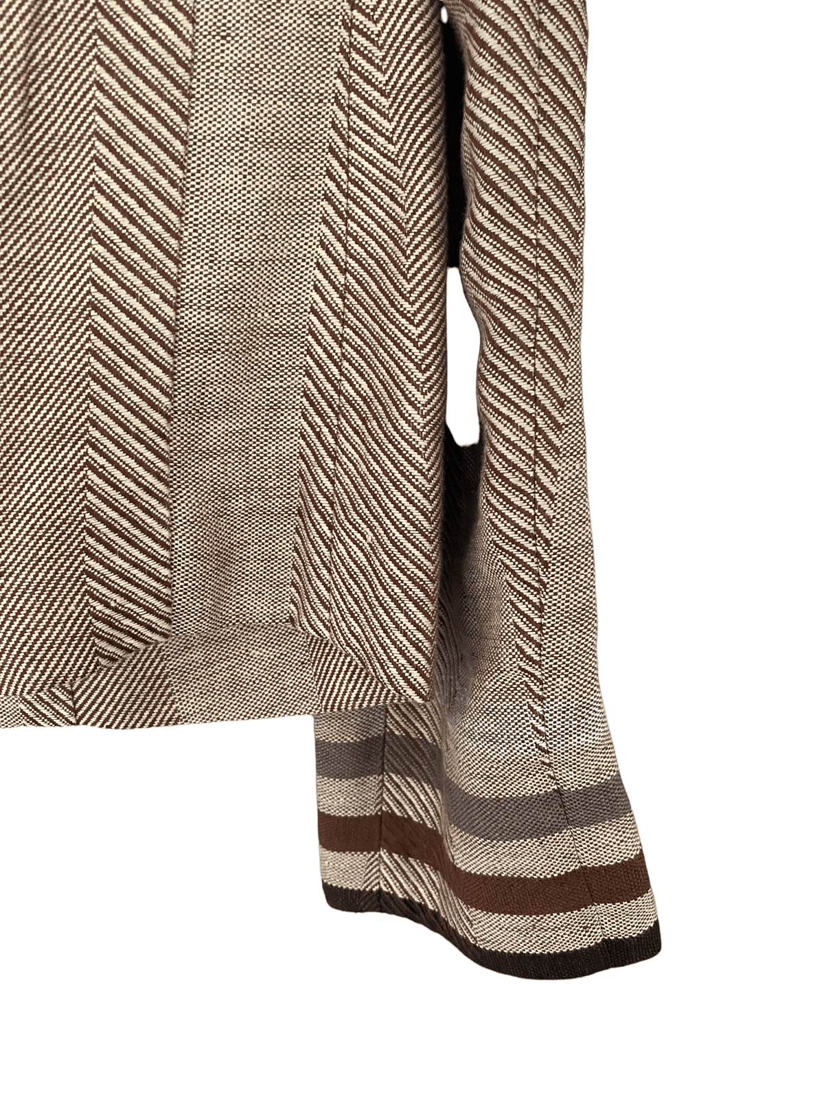 Graeme Black Single Breasted Jacket with Chevron Design UK SIze 12 - Ava & Iva