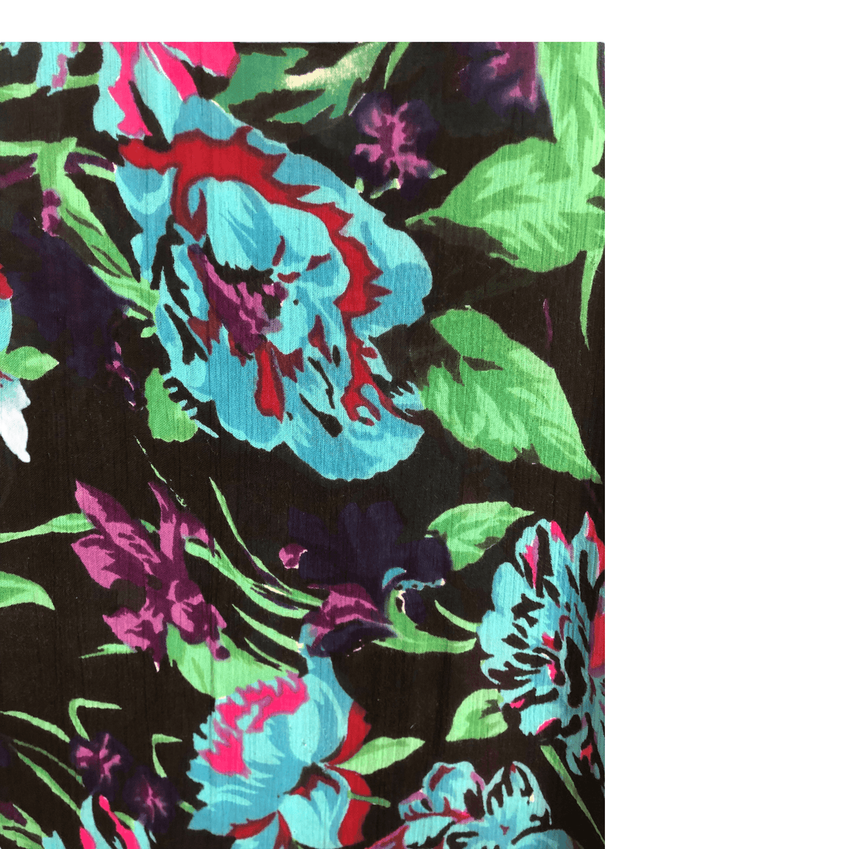 Phool Est. 100% Viscose Sleeveless Tiered Maxi Dress Black Light Blue Multi Floral Print UK Size 14 - Ava & Iva