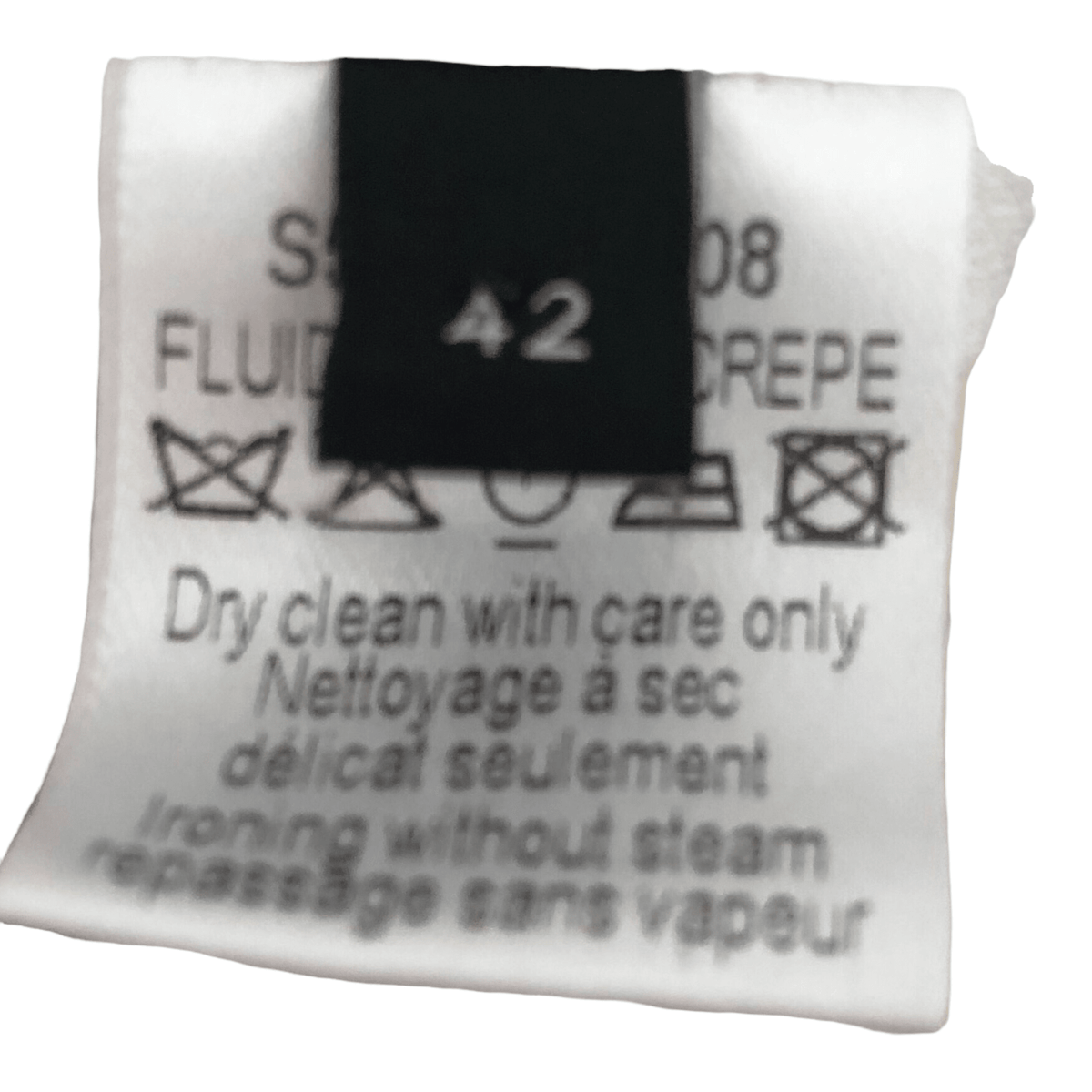 Joseph Crepe 100% Viscose Sleeveless Designer Midi Shift Dress Cream UK Size 14 - Ava & Iva