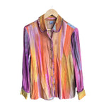 Blank London Multi-Coloured Long Sleeved Shirt UK Size Medium - Ava & Iva