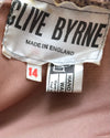Clive Byrne Vintage Long Sleeve Maxi Dress Brown Snake Print UK Size 12 - Ava & Iva