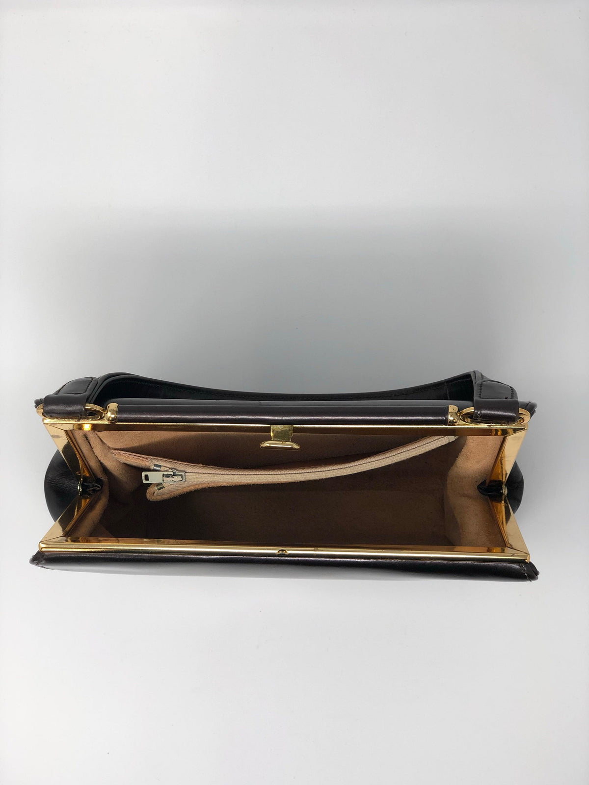 Meadows of Regent Street Vintage Leather Bag Bronze - Ava & Iva